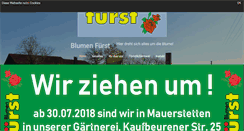 Desktop Screenshot of blumen-fuerst.de